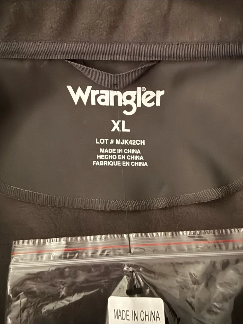 Wrangler Men’s Concealed Carry Trial Vest in Charcoal